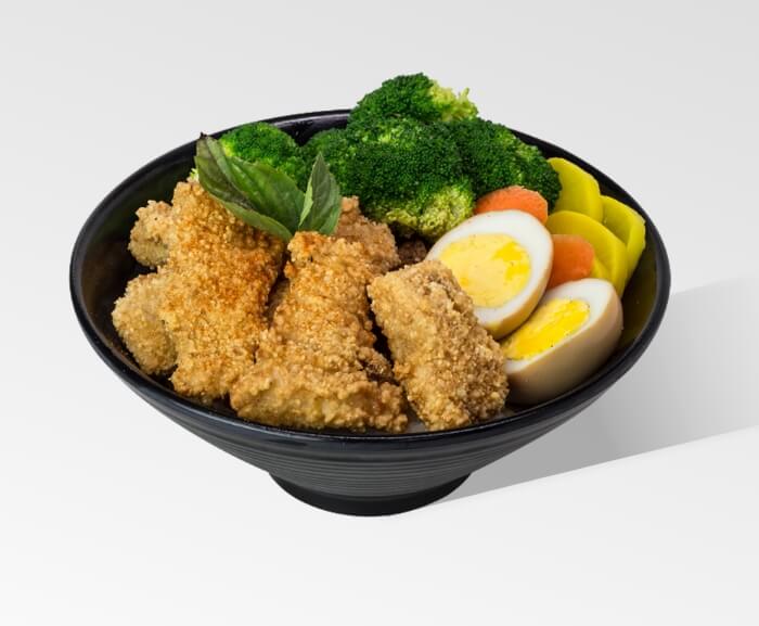 Crispy Fish Rice Bowl